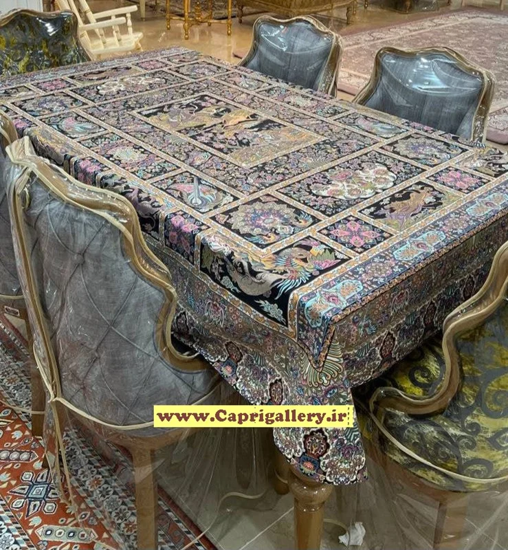 رومیزی مخمل چاپی کد20029