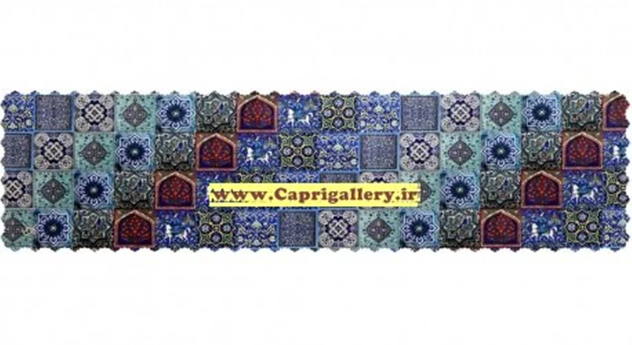 رومیزی رانر مخمل کوبیده کد 22