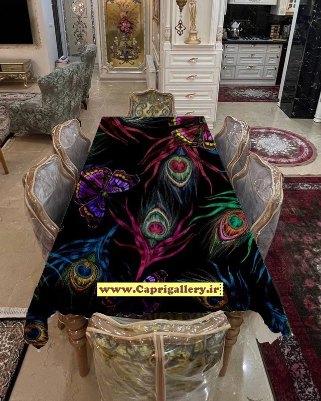 رومیزی مخمل چاپی کد20167