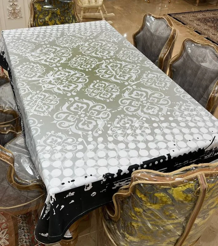 رومیزی مخمل چاپی کد 20010