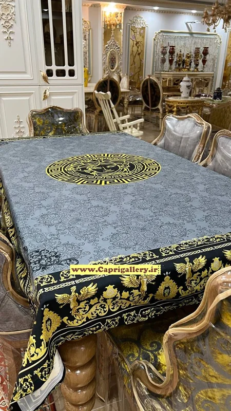 رومیزی مخمل چاپی کد20051
