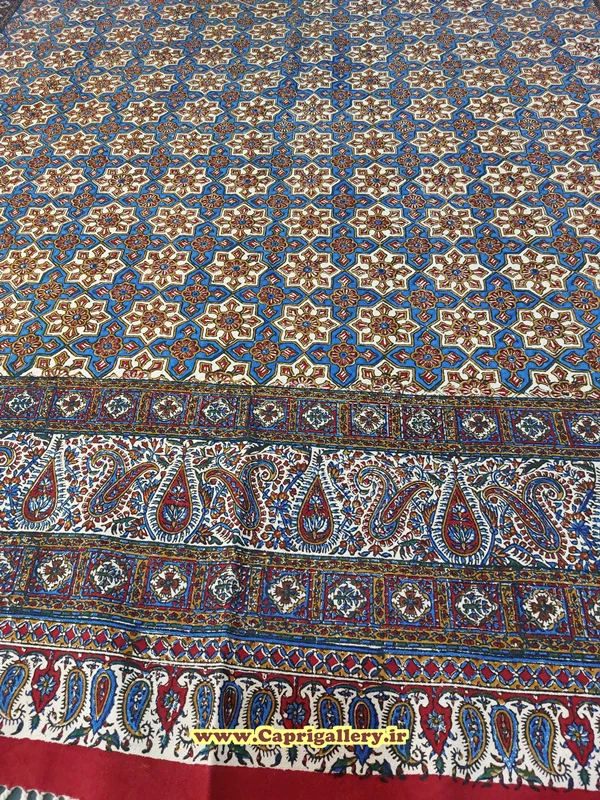 رومیزی قلمکاری 8نفره اعلا(صادراتی)طرحE03