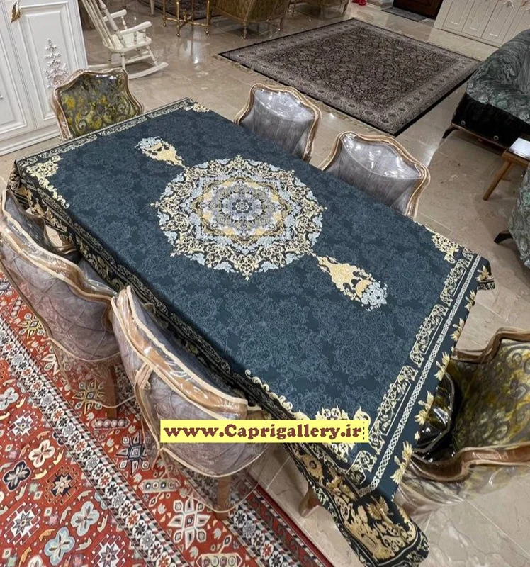رومیزی مخمل چاپی کد20052