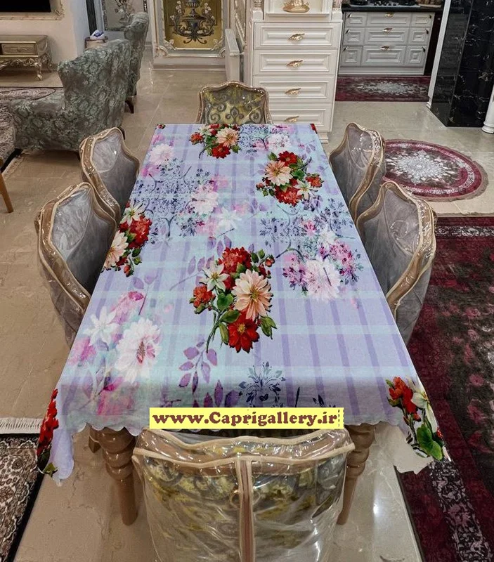 رومیزی مخمل چاپی کد20175