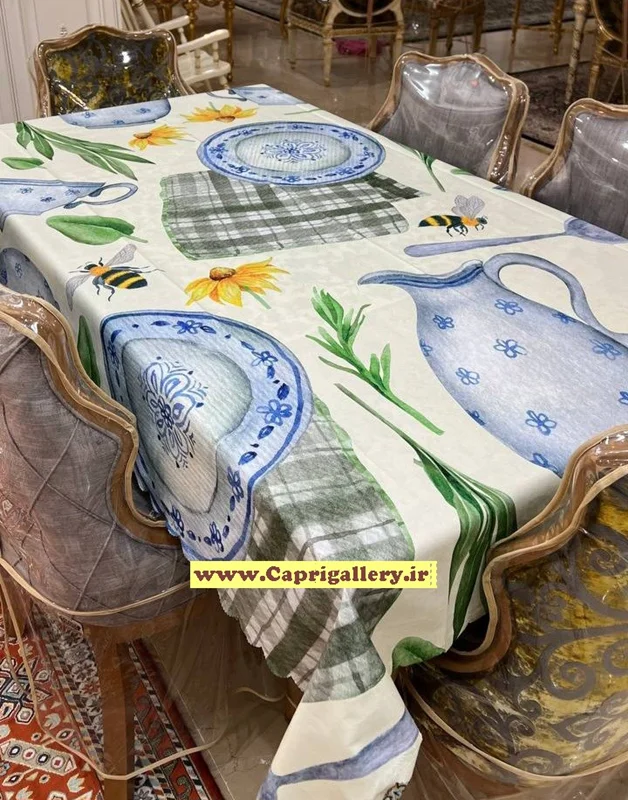 رومیزی مخمل چاپی کد20089