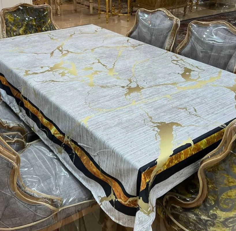 رومیزی مخمل چاپی کد 20005