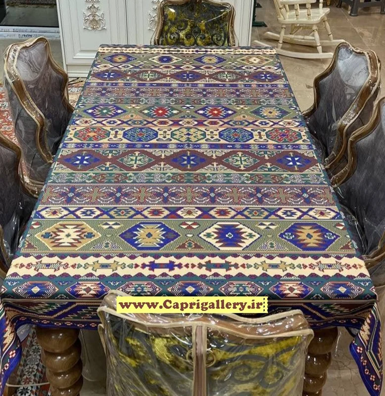 رومیزی مخمل چاپی کد20012