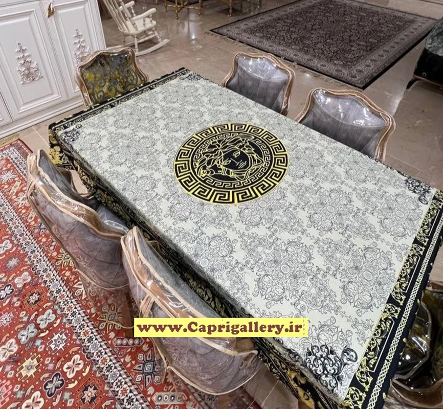 رومیزی مخمل چاپی کد20050