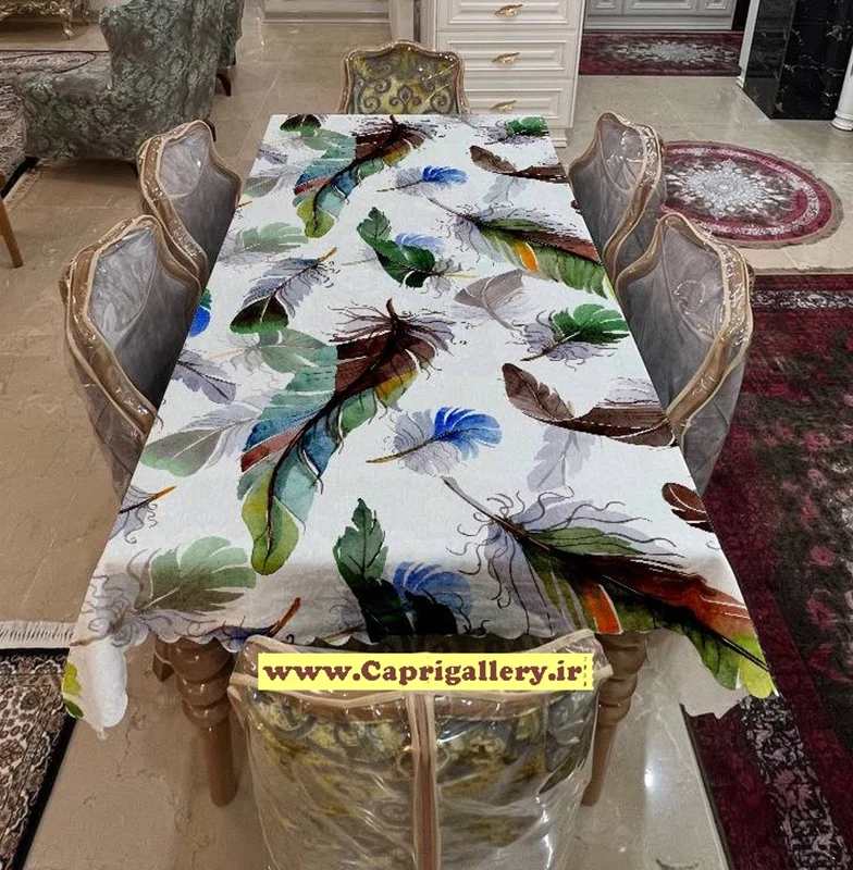 رومیزی مخمل چاپی کد20166