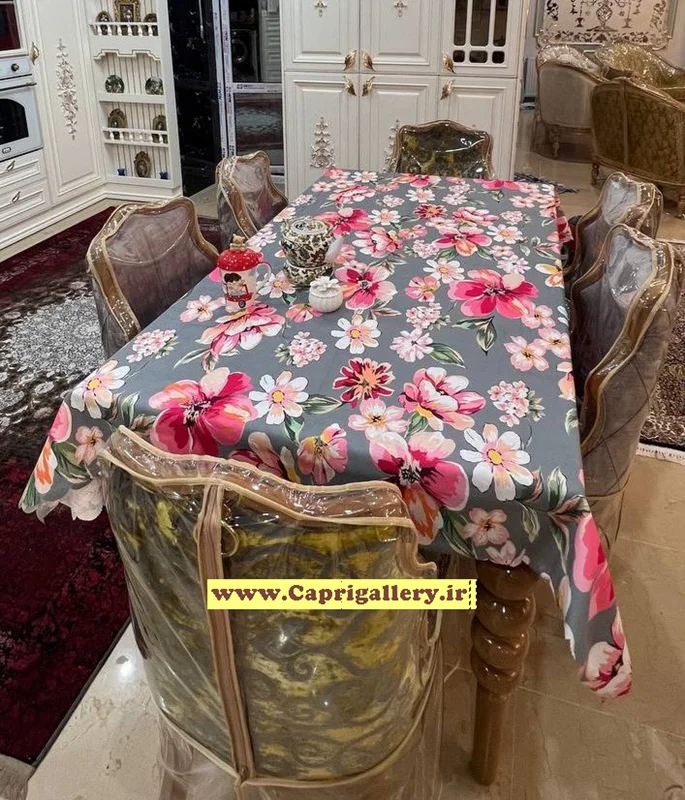 رومیزی مخمل چاپی کد20128