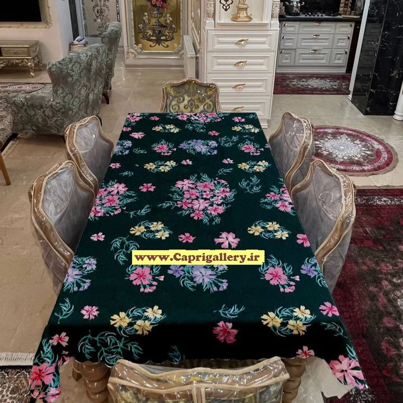 رومیزی مخمل چاپی کد20199