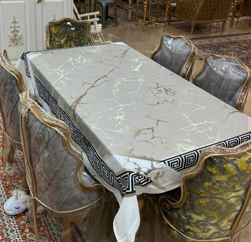 رومیزی مخمل چاپی کد 20006