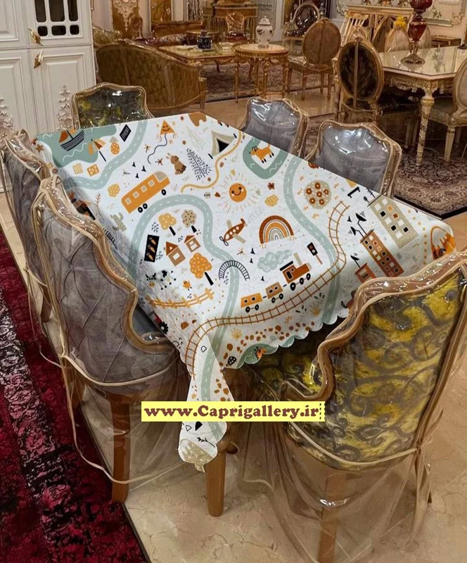 رومیزی مخمل چاپی کد20168