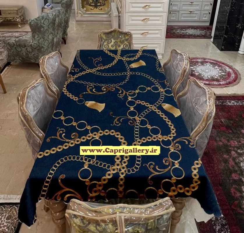 رومیزی مخمل چاپی کد20188