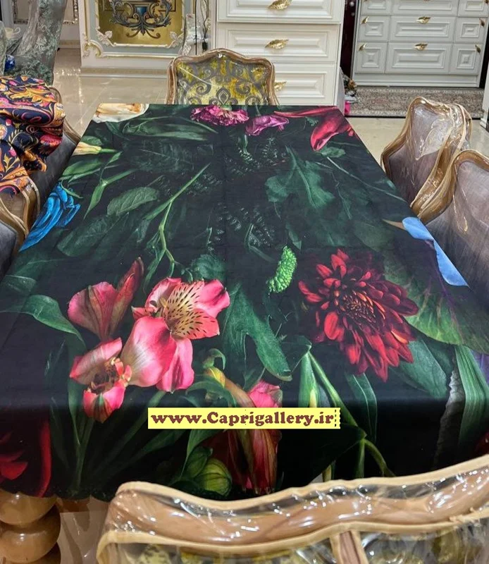 رومیزی مخمل چاپی کد20067