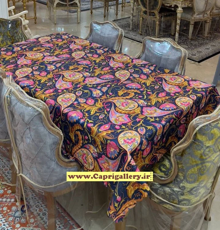 رومیزی مخمل چاپی کد20065