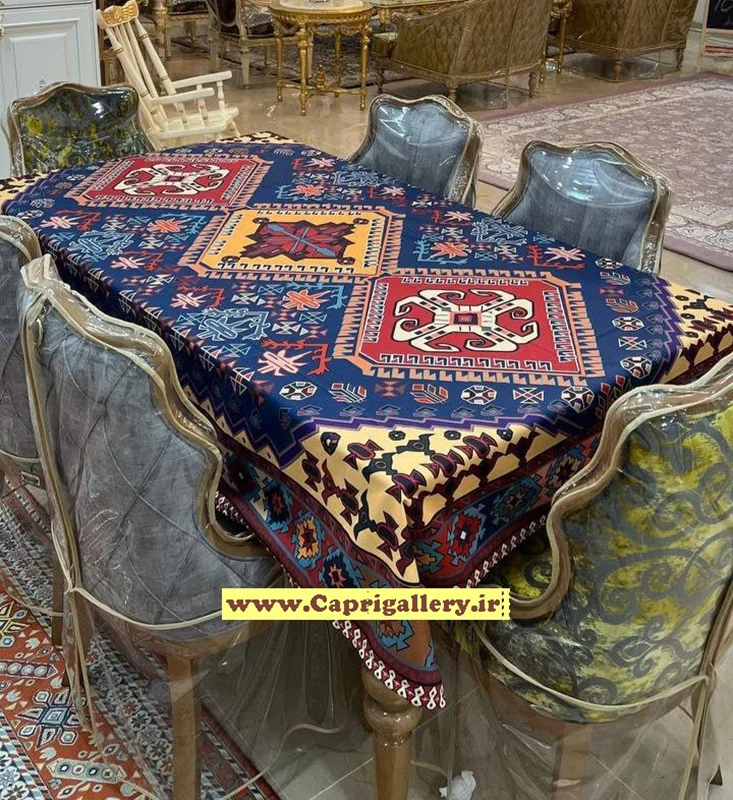 رومیزی مخمل چاپی کد20034