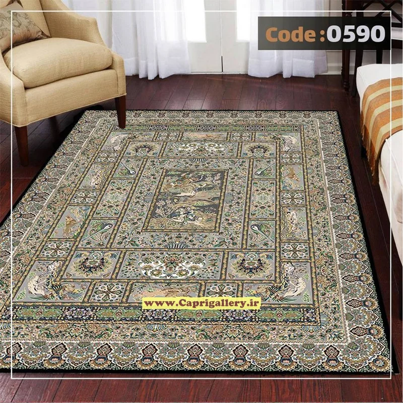 کاور فرش شانل کد590