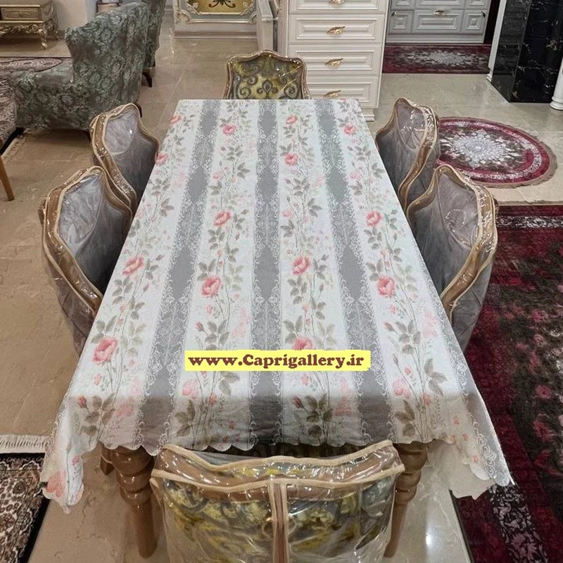 رومیزی مخمل چاپی کد20219