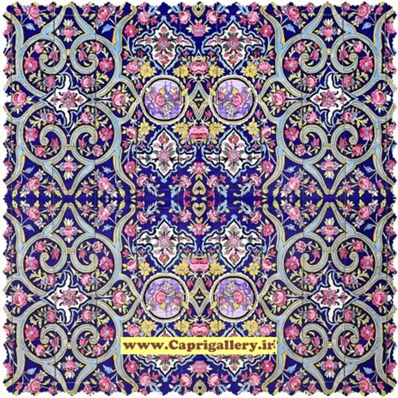 رومیزی مربع مخمل کوبیده کد 33