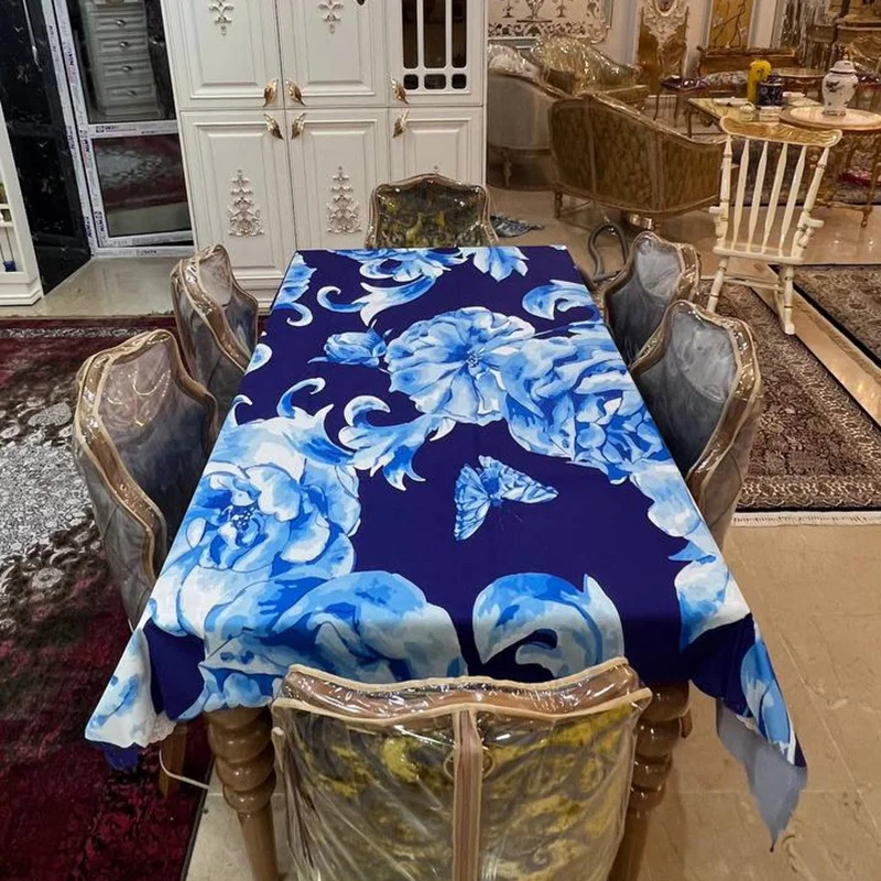 رومیزی مخمل چاپی کد20125