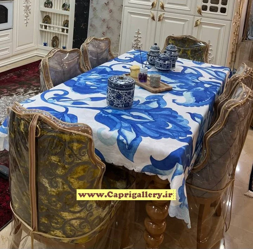 رومیزی مخمل چاپی کد20127