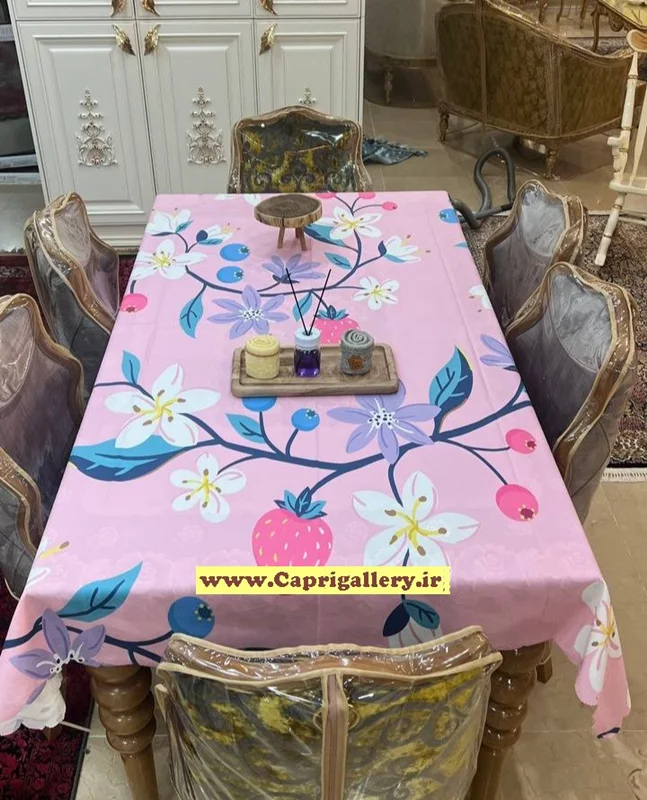 رومیزی مخمل چاپی کد20134